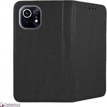 Telone grynos odos dėklas - juodas (Xiaomi Mi 11) Telone grynos odos dėklas - juodas (Xiaomi Mi 11)